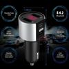 Двойной USB FM-передатчик Аудио Aux-модулятор Быстрая зарядка в машине Bluetooth Hands-free Calling Car Kit Автомобильный радиоприемник MP3-плеер
