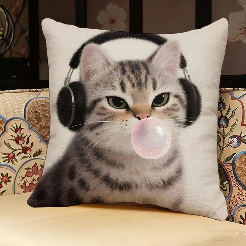 Animals That Blow Bubbles Pillow Case Pillowcase Doublesided Printed Sofa Cushion Bedroom Headboard Pillow