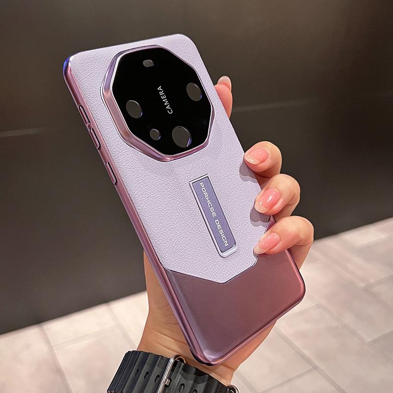 Премиальный кожаный чехол-невидимка для Huawei Mate60 Pro — полная защита, защита от падений