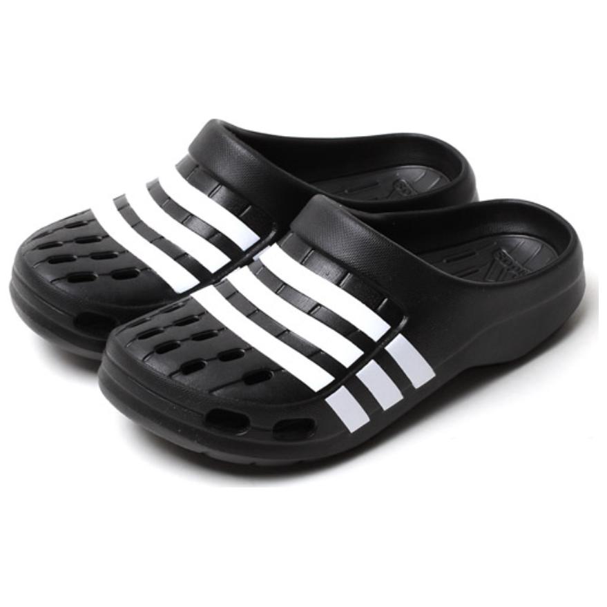 Adidas Durmo Clog Comfortable Versatile Anti-Wear Non-Slip Closed-Toe Slippers Unisex Footwear Black G62033