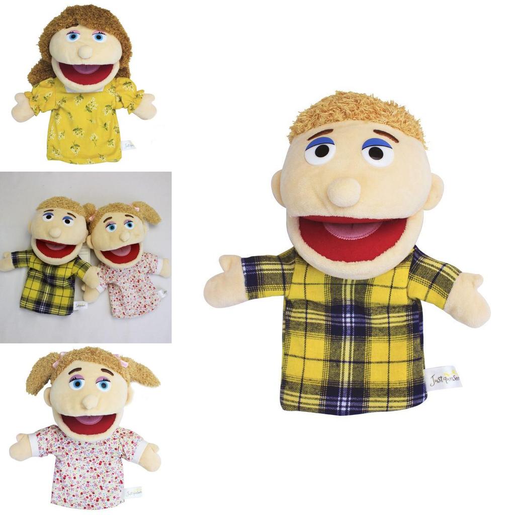 Cute And Colorful Family Hand Puppet Plush Toy For Imaginative Playtime