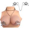 Adjustable Metal Breast Labia Clip Non-Piercing Adjustable Metal Nipple Clamps On Rings Breast Women's Nipple Clip Stimulator