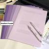 5PCS/Set Gradient Color A4 File Folder L-shaped Document Folder Creative Test Paper Clamp  Business