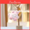 Mini Adorable Kirby Plushie Pendant With Rabbit Appearance For Backpack Decor