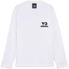 Y-3 Футболка с длинным рукавом с логотипом X Neighborhood белая унисекс JX7455