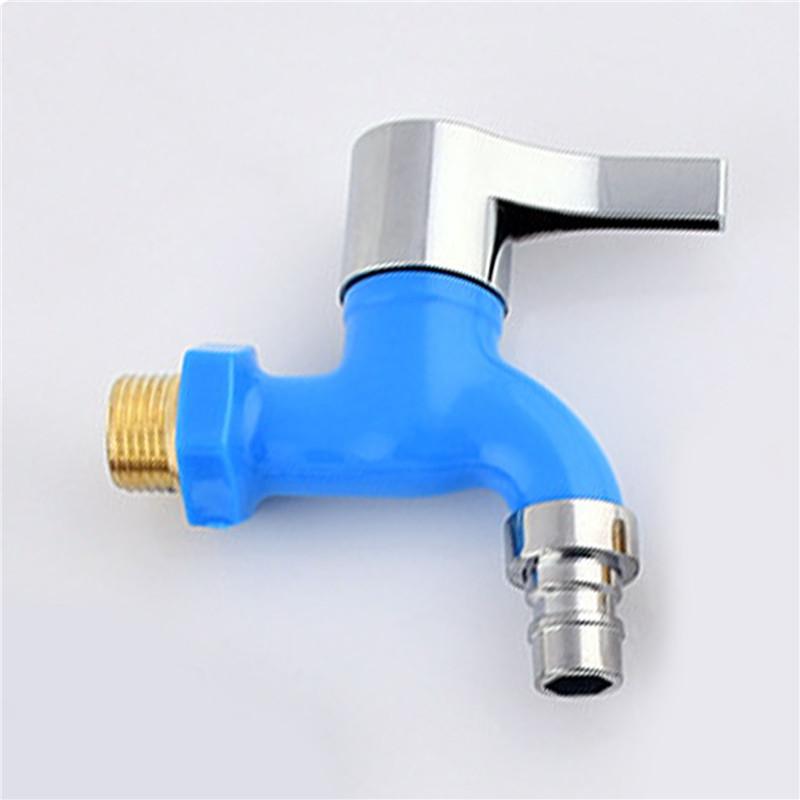 Садовый кран для балкона, 1/2 дюйма, наружная резьба, настенное крепление, кран для стиральной машины, пластиковый шланг для воды, быстрый разъем
