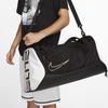 Nike Элитная баскетбольная дорожная сумка-дафл Черный/Белый/Металлик Золото Повседневная BA6163-011