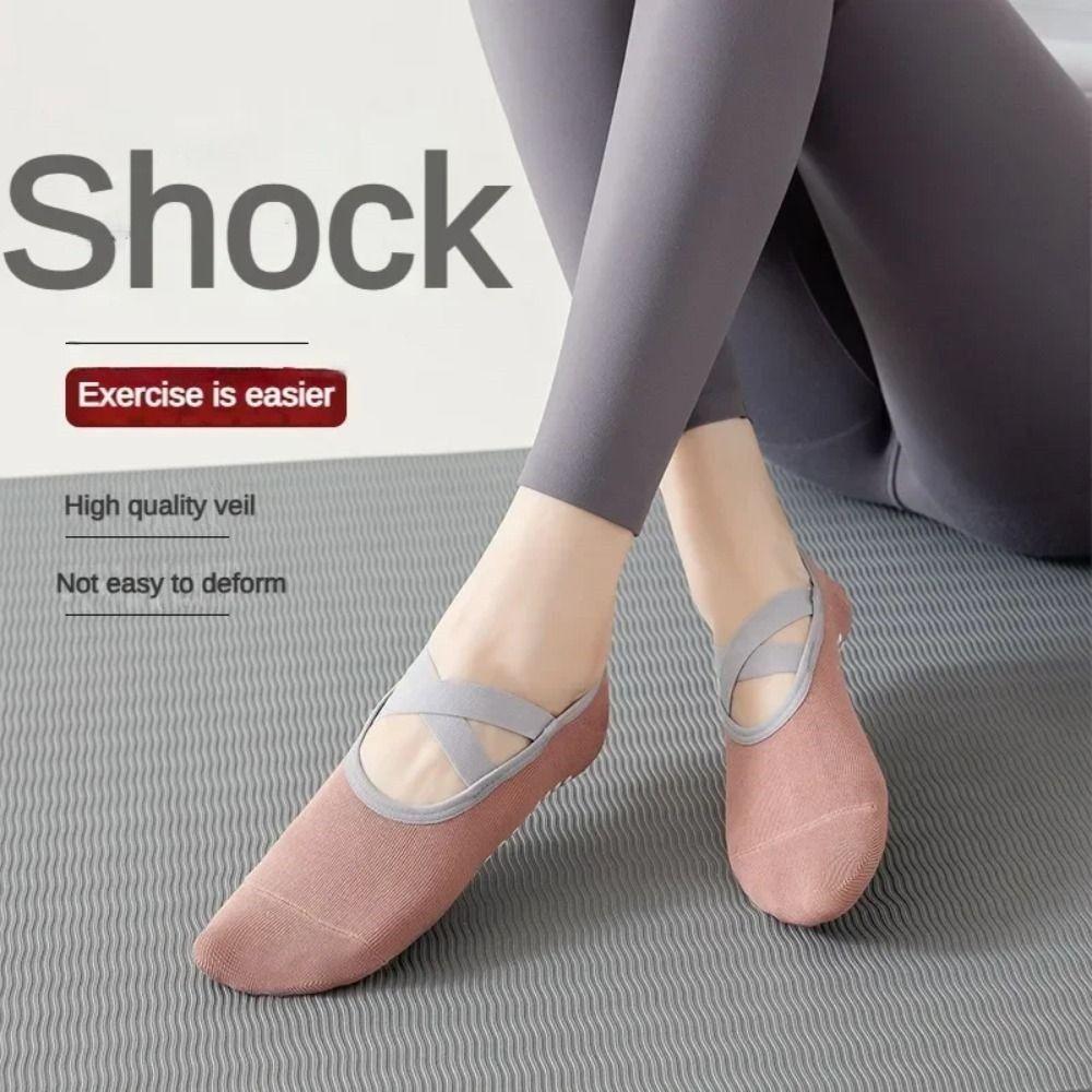 Breathable Pilates Socks Anti-Slip Sports Socks Quality Bandage Yoga Socks Sports