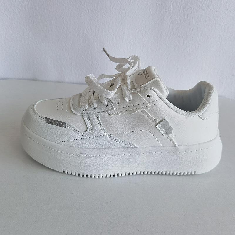 Белые кроссовки на платформе женские дизайнерские женские весенне-осенние туфли на плоской подошве со шнуровкой кроссовки повседневные женские вулканизированные туфли женские