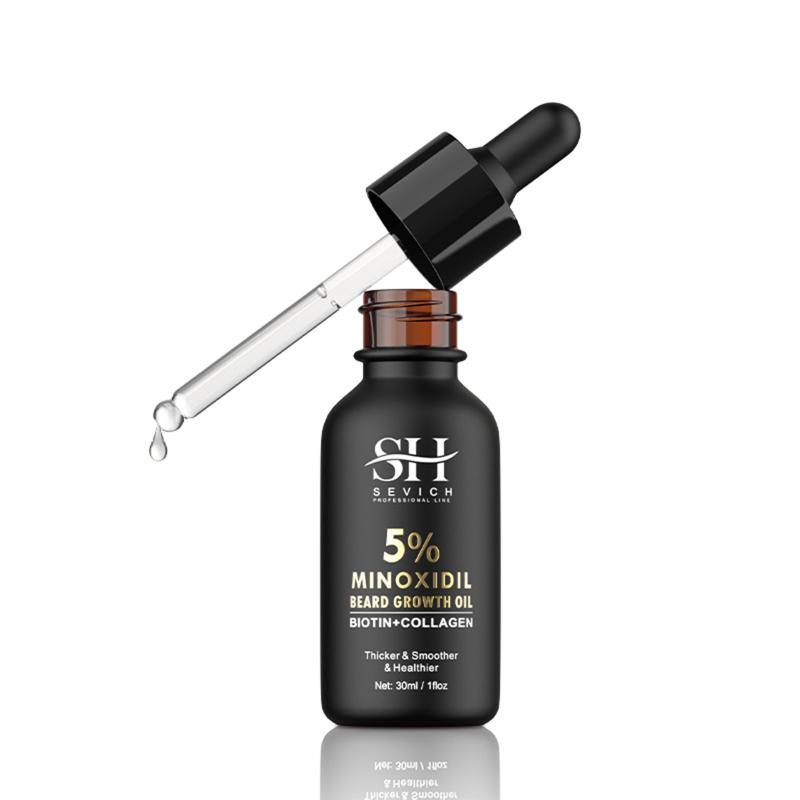 Для мужчин 30 мл 5% миноксидил масло для роста бороды натуральные ингредиенты увлажняющий уход за бородой