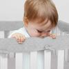 3Pcs Baby Bed Rail Easy Installation Guard Rail Cover Soft Edge Crib Bumpers Pads for Baby Infant Toddler