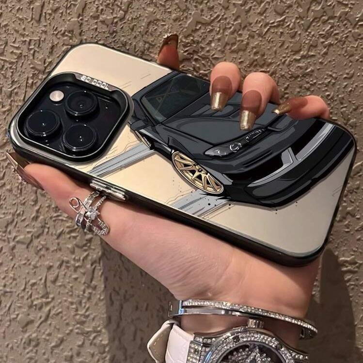 Чехол для мобильного телефона iPhone15/14ProMax Drift black car 13 Apple 1211 всесторонний XS/XR