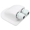 Cable Entry Gland Box IP68 Waterproof Weather Resistant Dual Cable Entry Housing for RV Roof Boat Yacht
