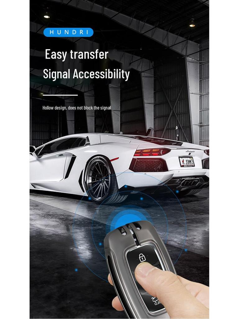 2021 Hyundai Elantra, Ix35, Ix25, Sonata 8, Festa Key Case - Premium Genuine Leather for Men