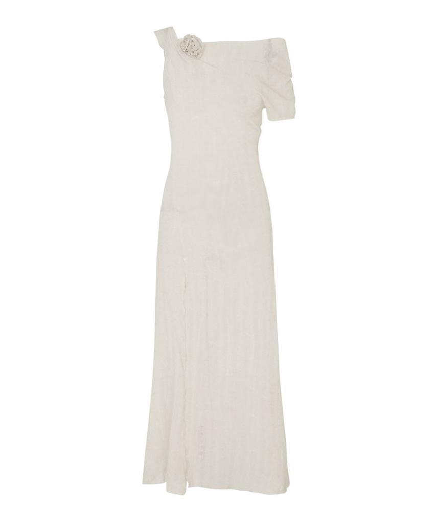 Lulu Seoul Wave Sheer Dress (Ivory)