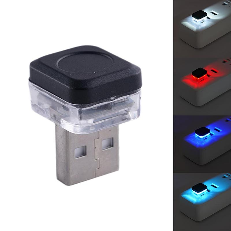 1/4 шт. Универсальный USB-свет для атмосферы в салоне автомобиля, светодиодные сигнальные огни, лампа для чтения в автомобиле, украшения, аксессуары для салона автомобиля