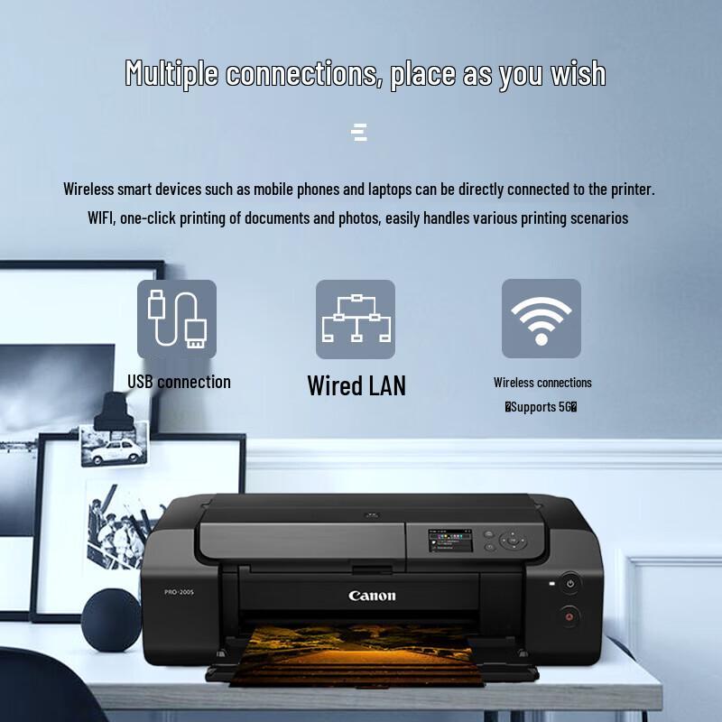 Canon PRO-200S Wireless A3+ Inkjet Photo Printer CN plug (adapter included)