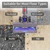 ABWR-Для Dyson V7 V8 V10 V11 V15 Пылесоса Насадка для твердого пола со светодиодной подсветкой V-образная Турбощетка с щетиной Насадка-щетка