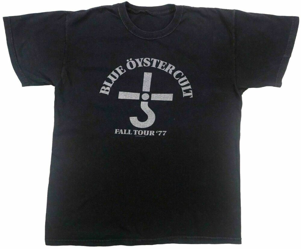 Футболка унисекс Blue Oyster Cult Vintage Rock Fall Tour 77 70S Boc 1977