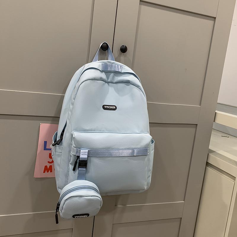 Японский повседневный стиль школьная сумка женская, большой вместимости рюкзак для учеников младших классов средней школы нишевый дизайн дорожный рюкзак мужской