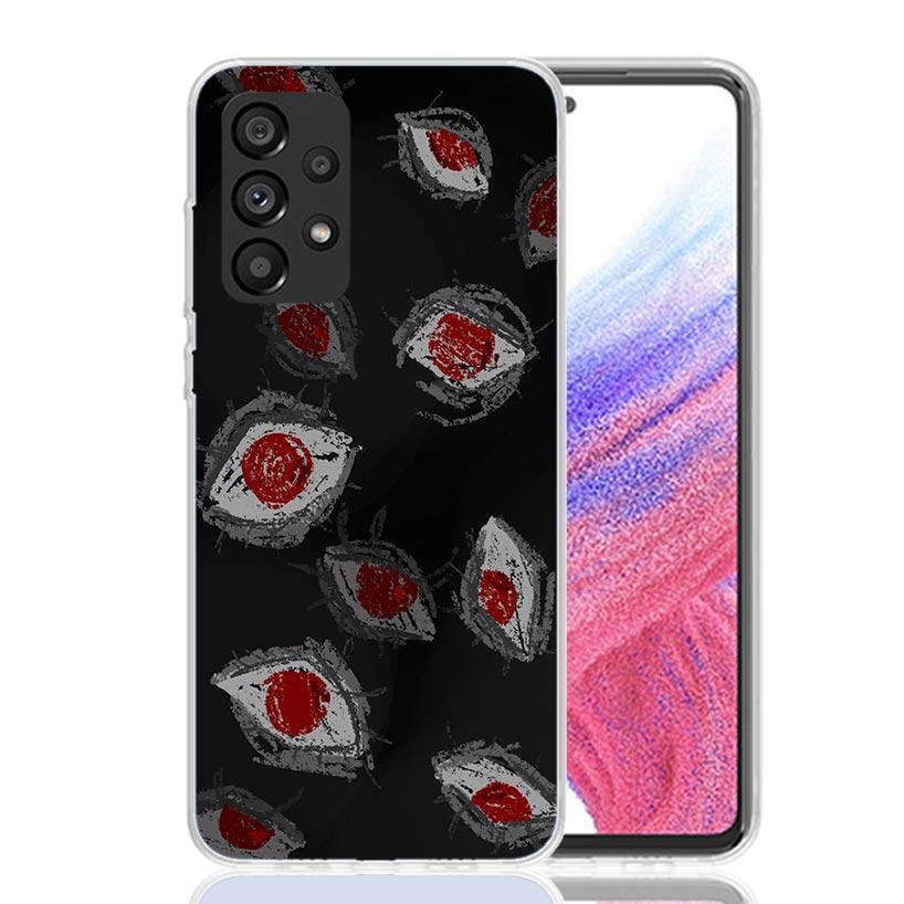 Чехол для телефона «Страшное лицо и глаза» для Samsung Galaxy A17 A16 A14 A15 A13 A57 A56 A54 A55 A53 A37 A36 A34 A35 A33 A26 A24 A25 A23 Galaxy