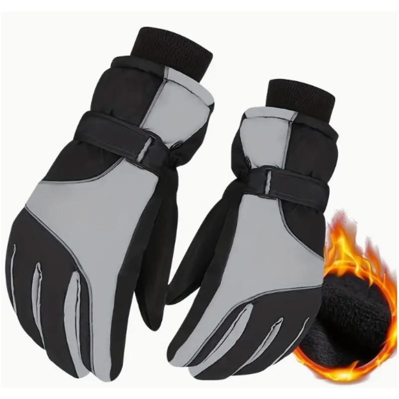 Зимние теплые снежные перчатки водонепроницаемые лыжные перчатки термо перчатки с сенсорным экраном спортивные велосипедные перчатки уличные теплые мотоциклетные перчатки
