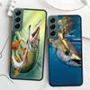 Чехол для телефона Samsung A15 A25 A35 A55 Galaxy A70S A50S A30S A30 A40 A71 A51 A41 A31 A для активного отдыха и рыбалки на карпа