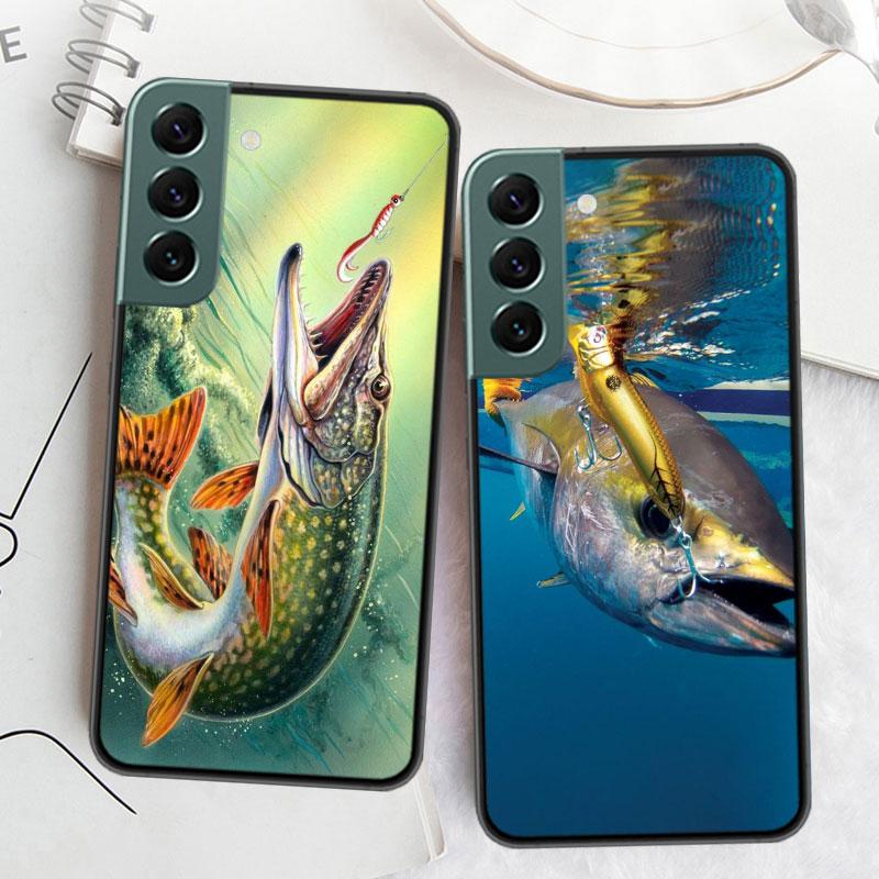 Чехол для телефона Samsung A15 A25 A35 A55 Galaxy A70S A50S A30S A30 A40 A71 A51 A41 A31 A для активного отдыха и рыбалки на карпа