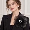 Multi-colored Flower Brooches Pins Wedding Party Jewelry Yarn Flower Brooch  Women