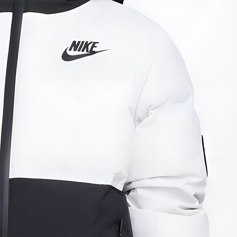 Nike Пуховик для подростков Белый/Черный HV7187-025