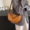 2024 Новые женские модные сумки в стиле ретро, ​​однотонные сумки из искусственной кожи на плечо, подмышки, повседневные женские сумки-бродяги