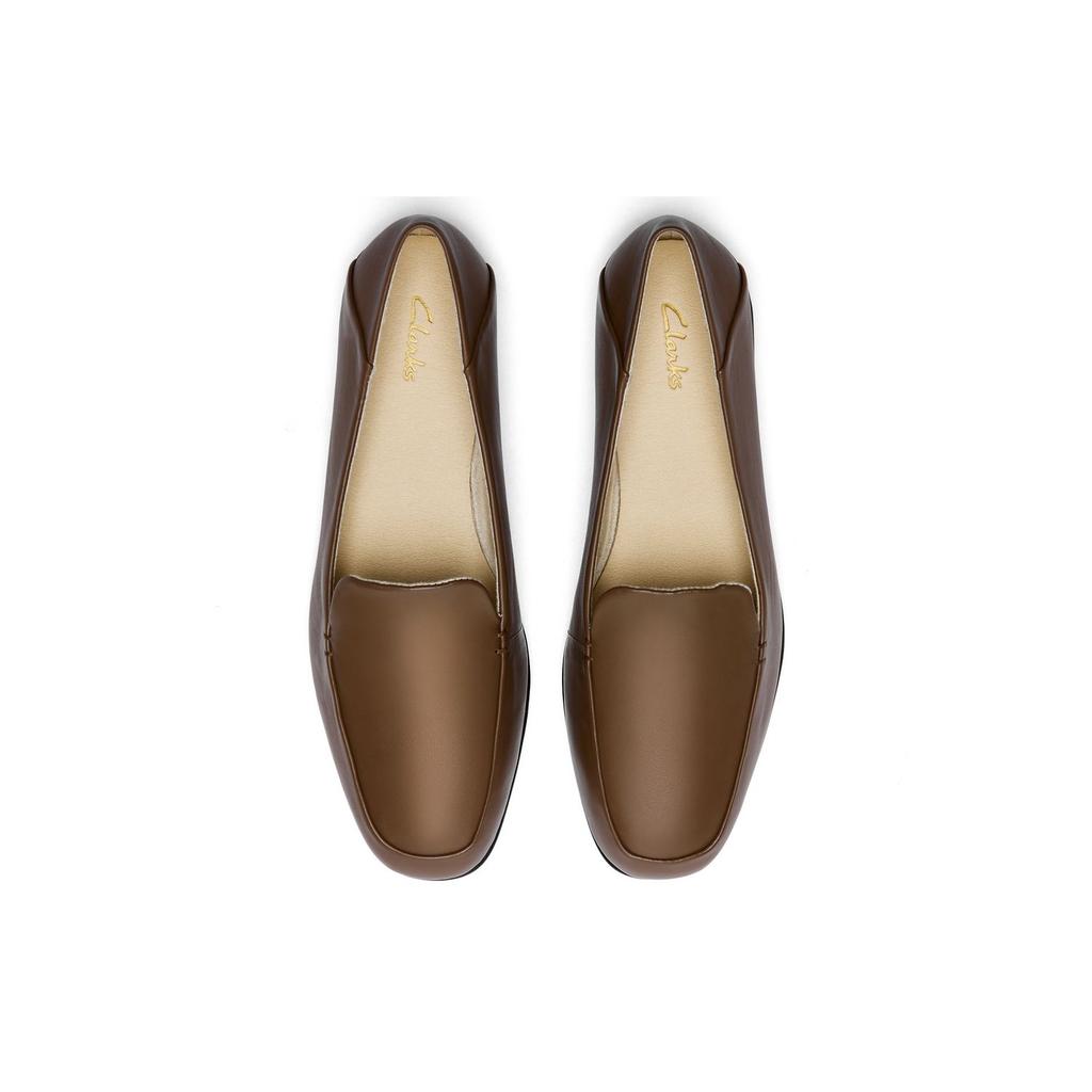 Clarks Coley15 Натуральная овечья кожа Мокасины без шнурков Модные мокасины Женские мокасины 261873144