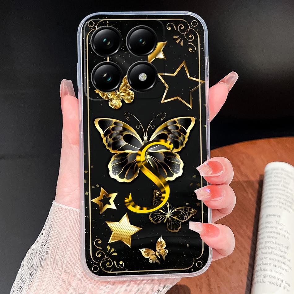 Чехол для телефона Xiaomi 14T Pro / Xiaomi 15T Pro, чехлы для телефона с мечтательными цветными буквами, прозрачные чехлы для телефона для Xiaomi 15 T, мягкий силикон, Funda