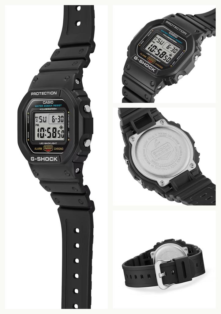 Мужские часы Casio Black G-Shock DW-5600UE-1JF,