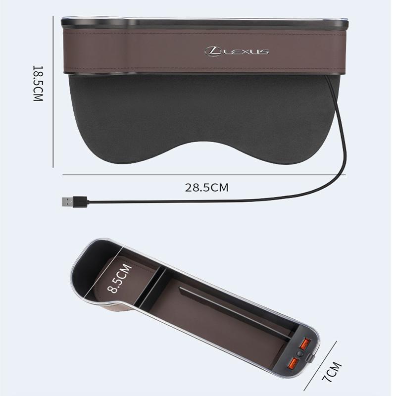 Lexus Car Interior Atmosphere Light Storage Box Seat Gap Boxs For Lexus F SPORT ES RX NX LS UX LM LX GX LC RZ IS CT GS RC HS SCRO8