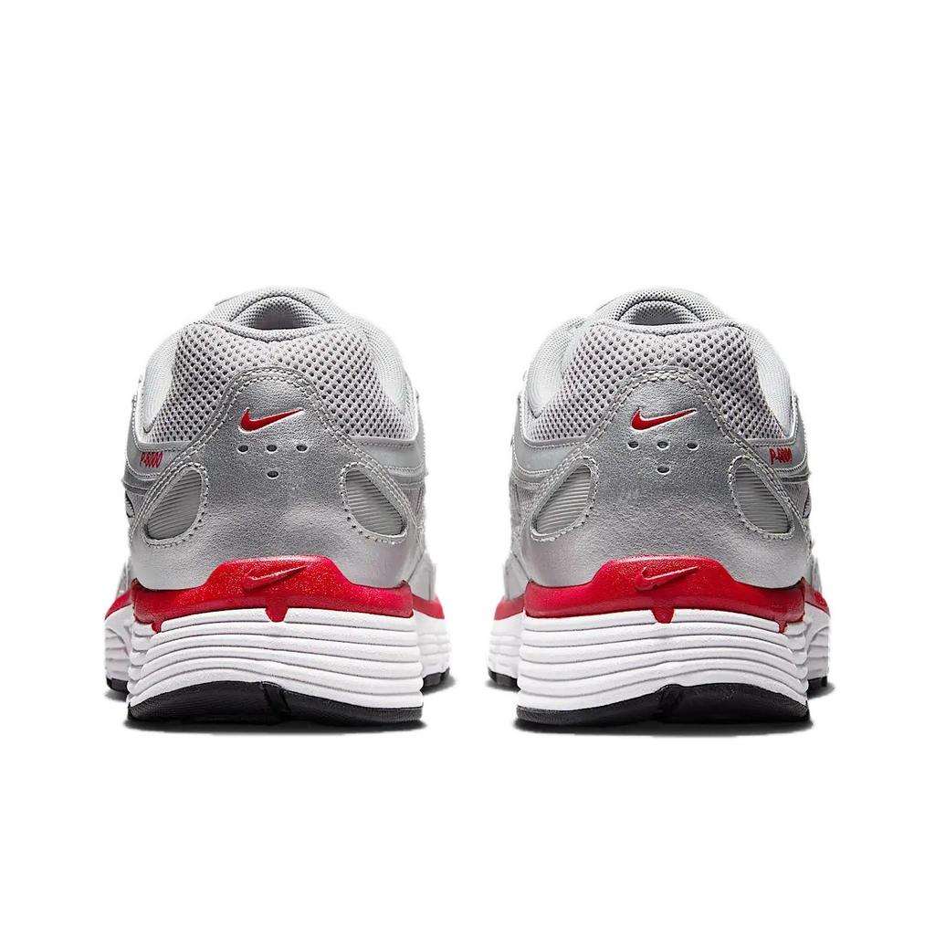 Nike P-6000 Металлик Серебристый Зал Красный Унисекс Кроссовки Плоский-Серебристый Холодный-Серый CD6404-024