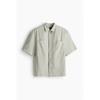 H M Utility sHirt Regular Fit Beige