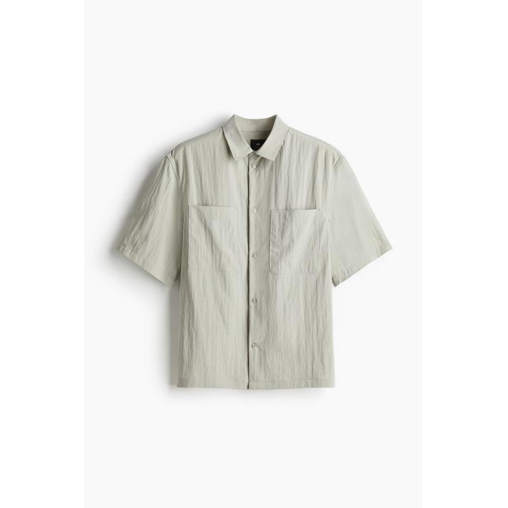 H M Utility sHirt Regular Fit Beige