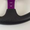 Tiypeor Universal PU Material 14inch 350mm Electroplating Bracket Steering Wheel for Car Volante