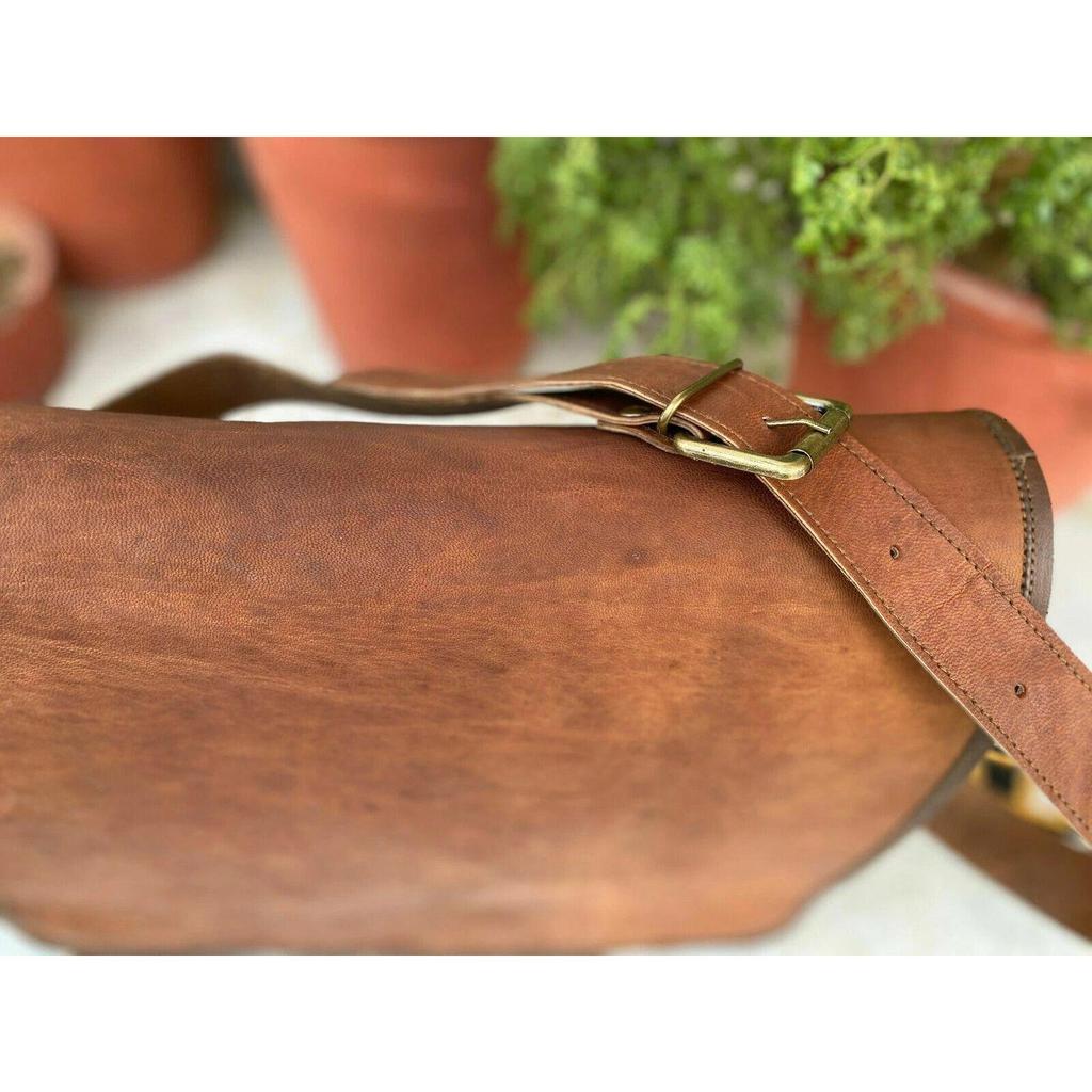 Кожаная Винтажная Сумка-мессенджер для ноутбука Ручной работы Портфель Сумка-сатчел Мужская Ручной работы