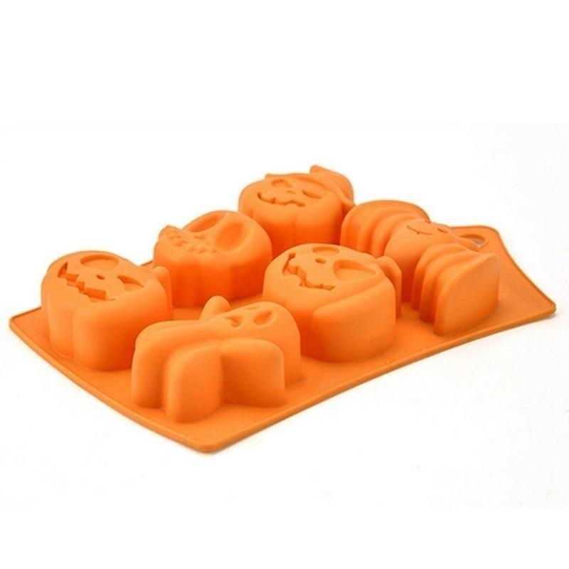Creative Happy Halloween Home Decor Silicone Pumpkin Cake Mold Kitchen Baking Tool 1 Pc
