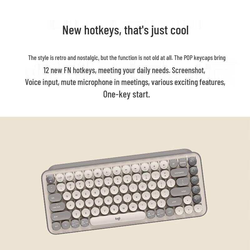 Беспроводная механическая клавиатура Logitech POP Keys