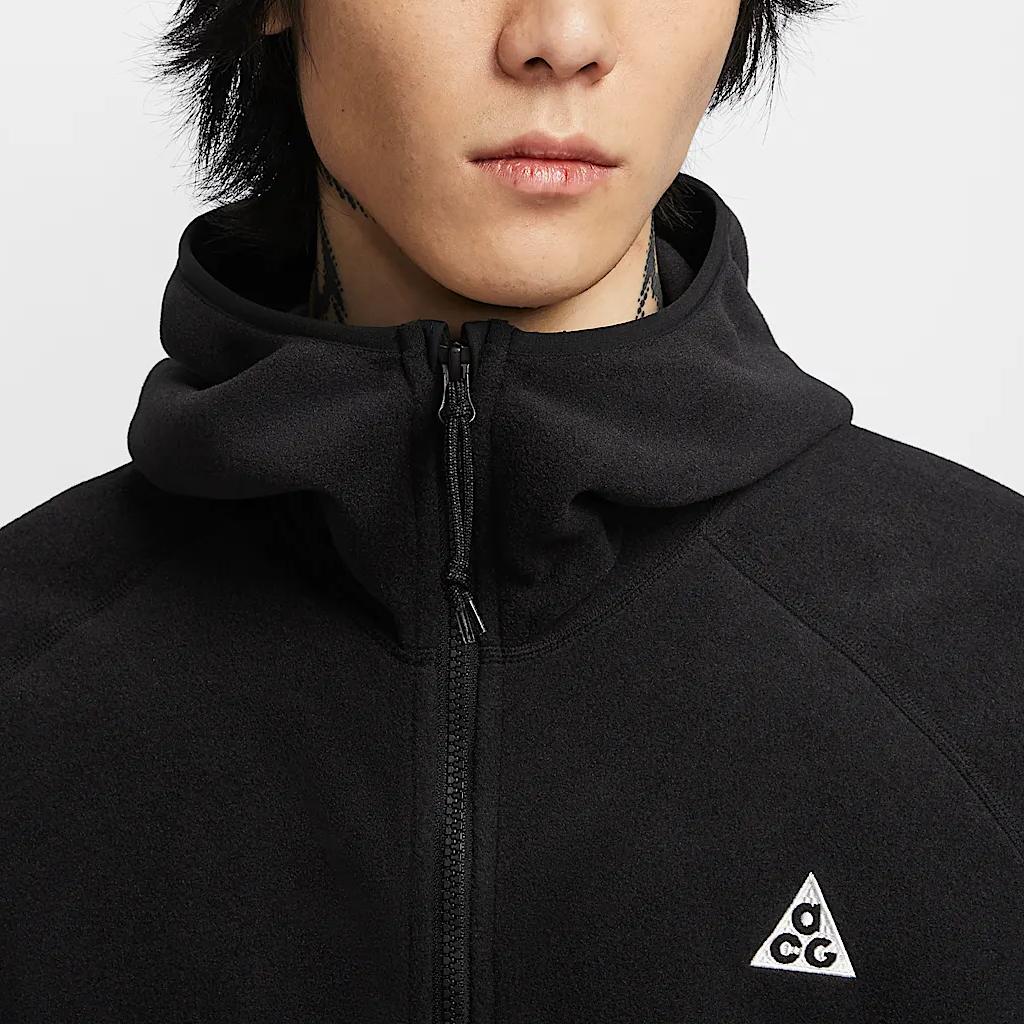 Nike ACG Wolf Tree Черная мужская куртка-толстовка на молнии с капюшоном HJ2461-010