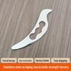 Скребковый нож из нержавеющей стали для терапии меридианов тканей - акупунктурный массажер в форме птицы