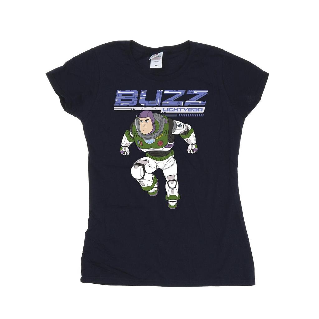 Disney Womens/Ladies Lightyear Buzz Jump To Action Cotton T-Shirt