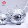 Christmas Laser Mirror Disco Balls, 2-80cm, for Bars and Cake Ornaments 