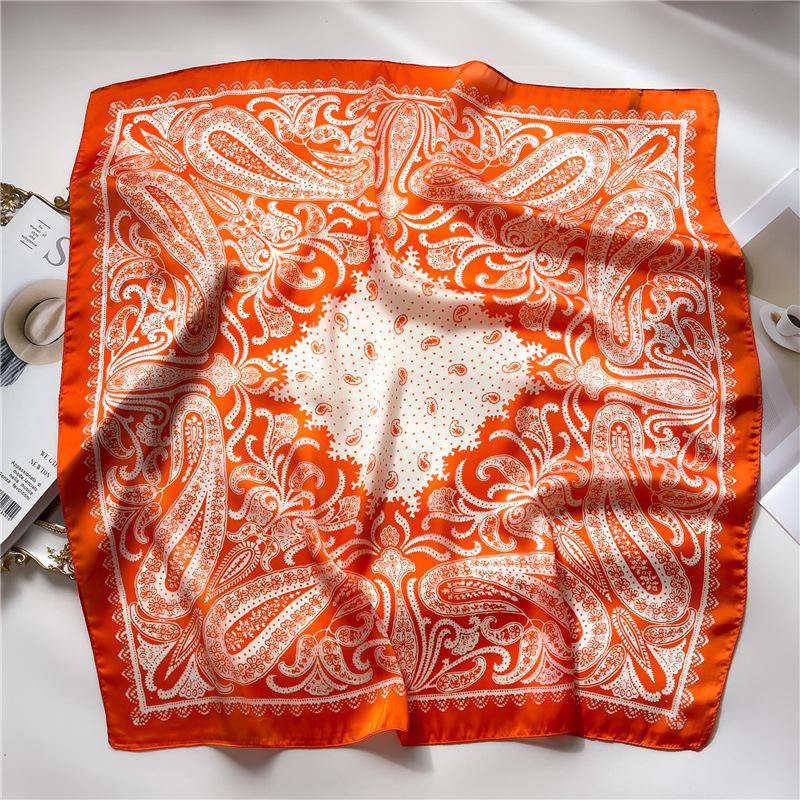 70 * 70 см новый шелковый маленький квадратный шарф для защиты шеи женщин профессиональный шарф универсальный шарф для волос шарф