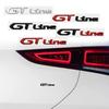 Металлическая наклейка на крыло автомобиля GT GTLINE, значок-эмблема на задний багажник