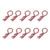 10Pcs Rc Body Clips 90-Degree Angle Springy Pins Bent Springy Pins For 1/8 1/10 1/12 Scale Model Car Truck Crawler Truck