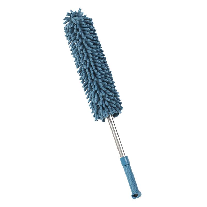 Ручная щетка-метелка Съемная Моющаяся Шеннил Нержавеющая сталь Раздвижная Для уборки Дома Кровати Столешницы